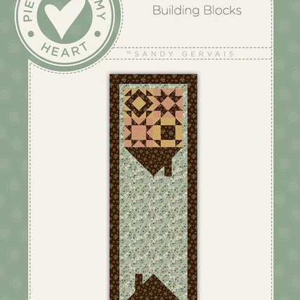 Building Blocks Table Runner Quilt Pattern, Pieces From My Heart PH860