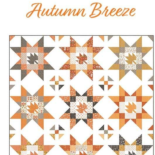 Autumn Breeze Throw Quilt Pattern, Chelsi Stratton Designs CSD182