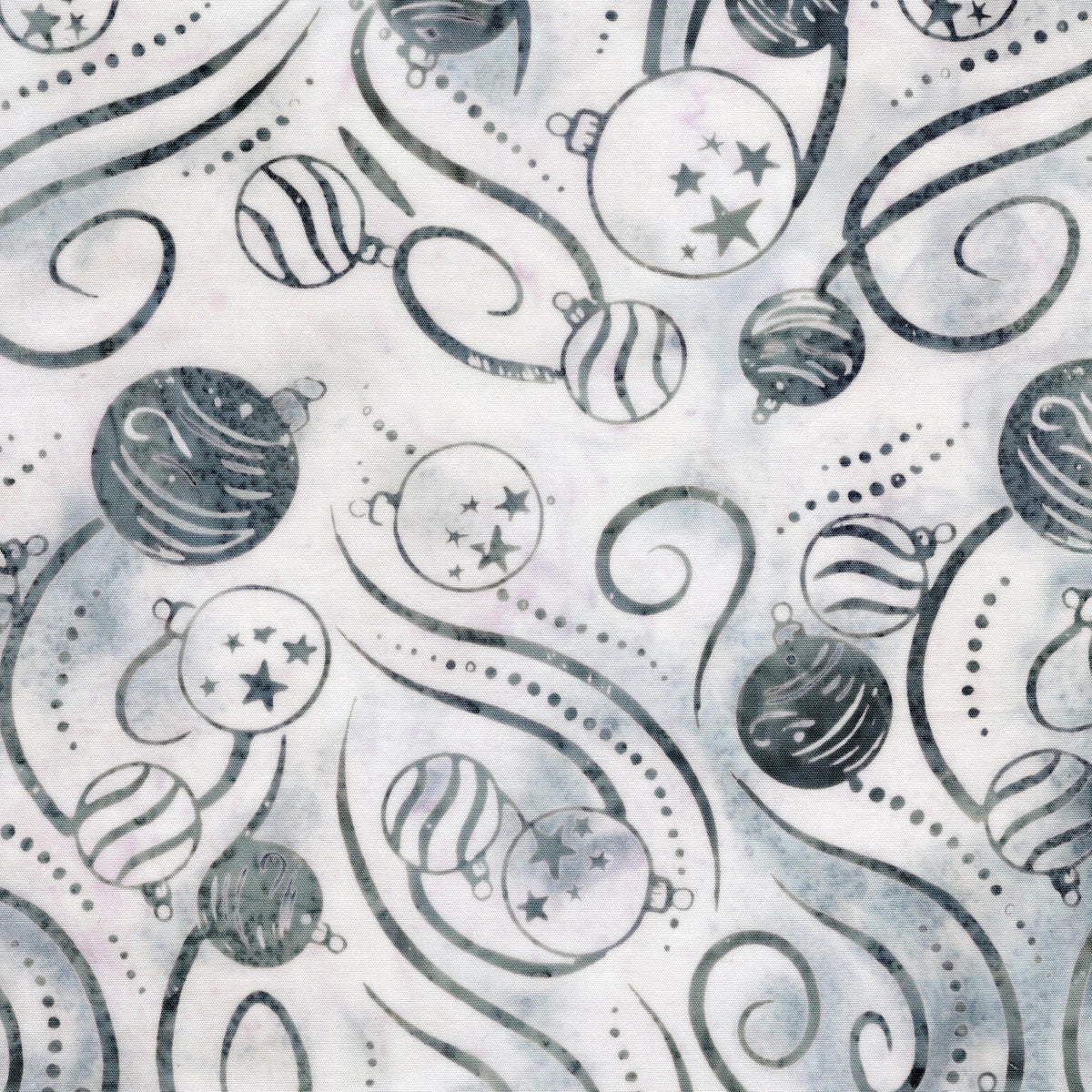 Midnight Snowfall 10" Stack, Island Batik, 10" Precut Navy Mauve White Gray Christmas Layer Cake Quilt Fabric Squares