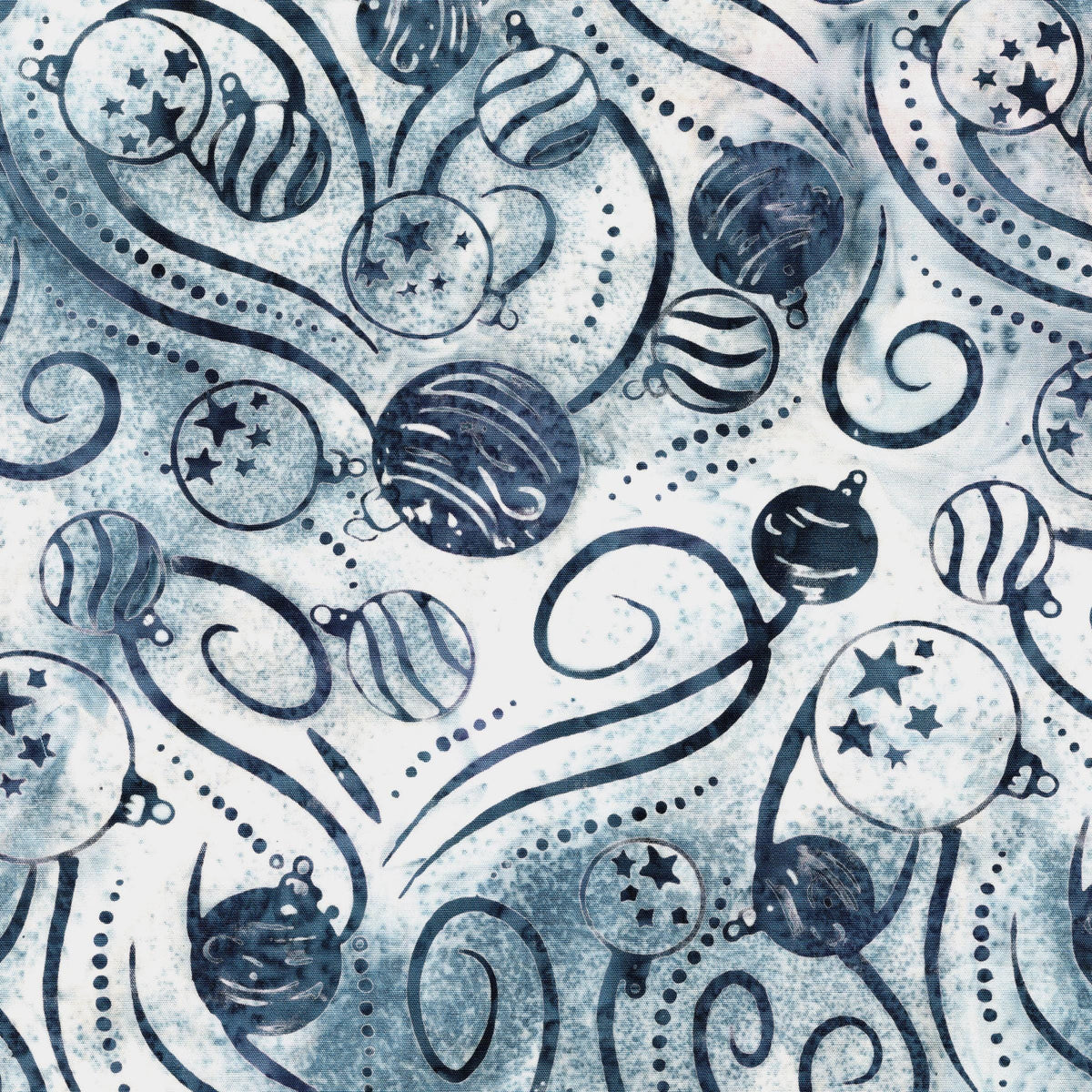Midnight Snowfall 10" Stack, Island Batik, 10" Precut Navy Mauve White Gray Christmas Layer Cake Quilt Fabric Squares