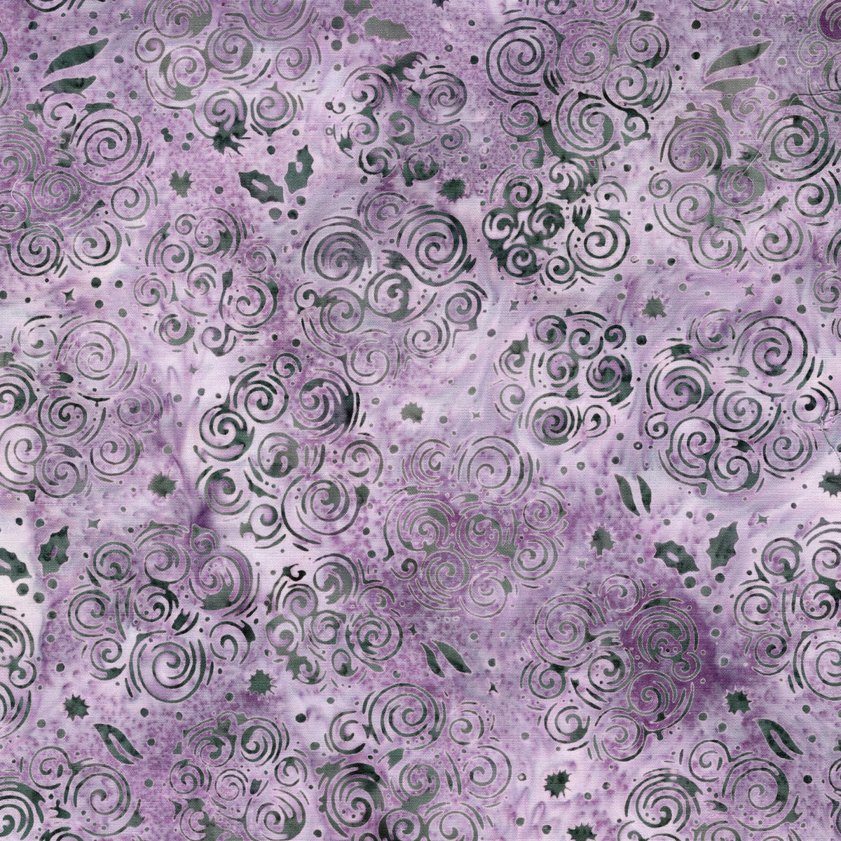 Midnight Snowfall 10" Stack, Island Batik, 10" Precut Navy Mauve White Gray Christmas Layer Cake Quilt Fabric Squares
