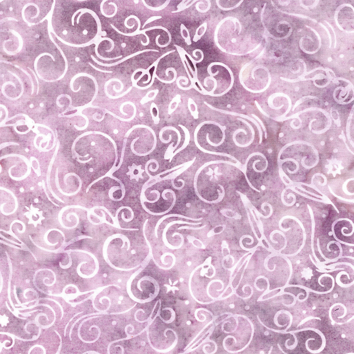Midnight Snowfall 10" Stack, Island Batik, 10" Precut Navy Mauve White Gray Christmas Layer Cake Quilt Fabric Squares