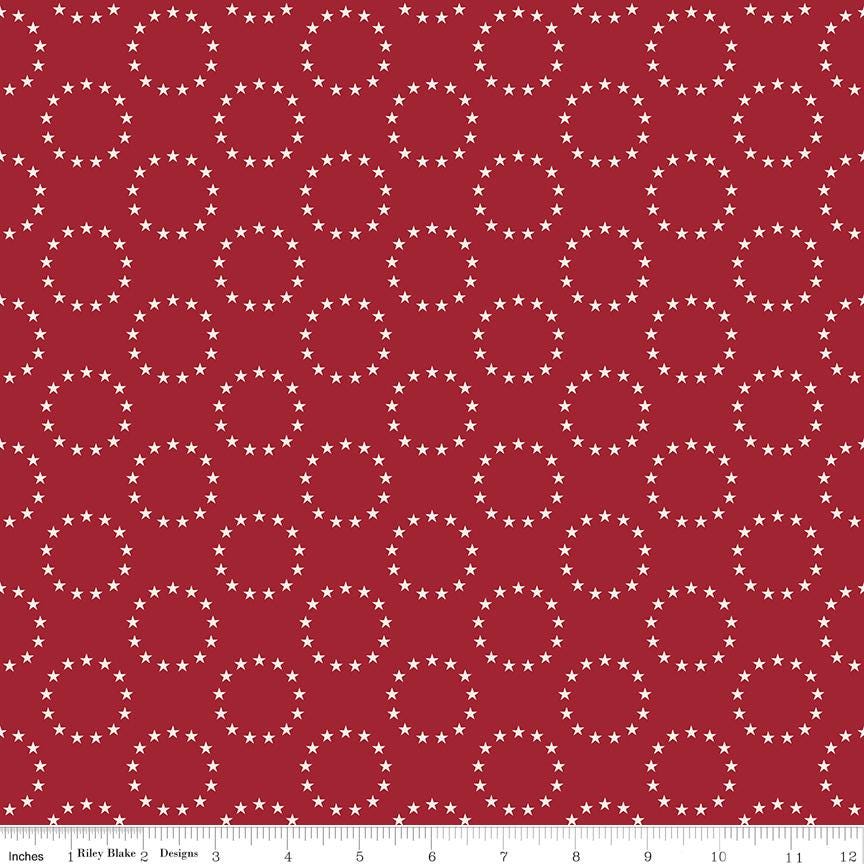 Independence 5" Stacker, Riley Blake 5-17330-42, Precut 5" USA Patriotic Icons Quilt Fabric Squares, RBD