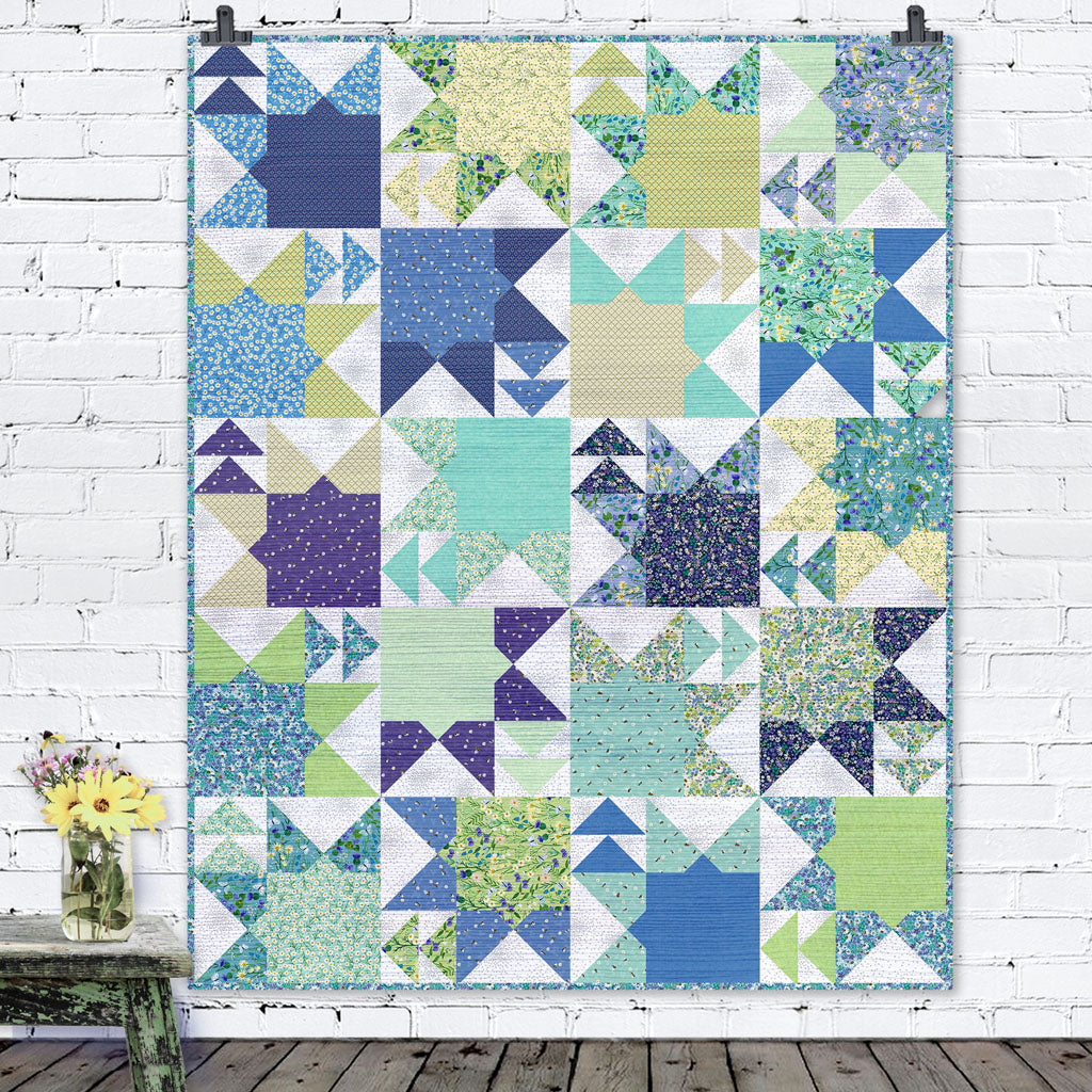 Crown and Anchor Quilt Pattern, Antler Quilt Design AQD0266