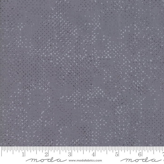 Spotted - Graphite Grey Tonal Dots Fabric, Moda 1660 53, Zen Chic Grey Blender Grey Tone on Tone Texture Fabric, By the Yard