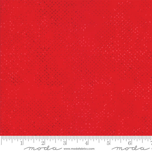 Spotted - Christmas Red Tonal Dots Fabric, Moda 1660 29, Zen Chic Red Tonal Texture Blender Fabric, Red Tone on Tone, By the Yard