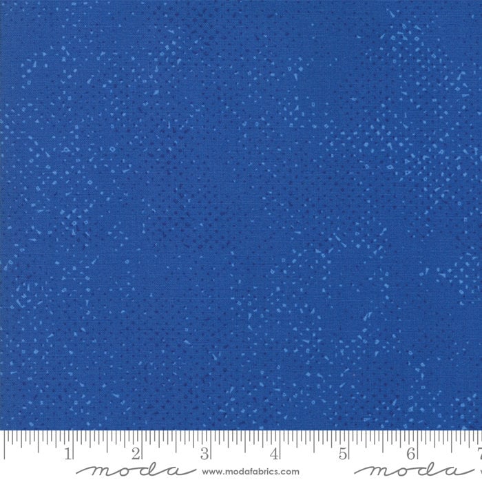 Spotted - Regatta Royal Blue Tonal Texture Fabric, Moda 1660 37, Zen Chic, By the Yard