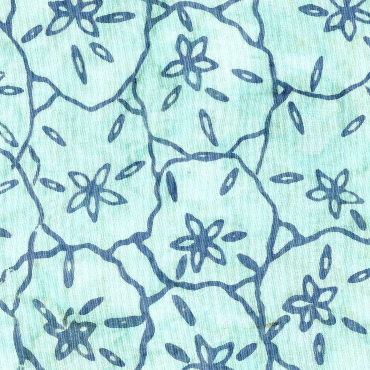 LAST CALL Coastal Getaway - Seafoam Green Teal Sand Dollar Batik Fabric, Maywood Studio MASB42-06, Nautical Ocean Batiks, By the Yard