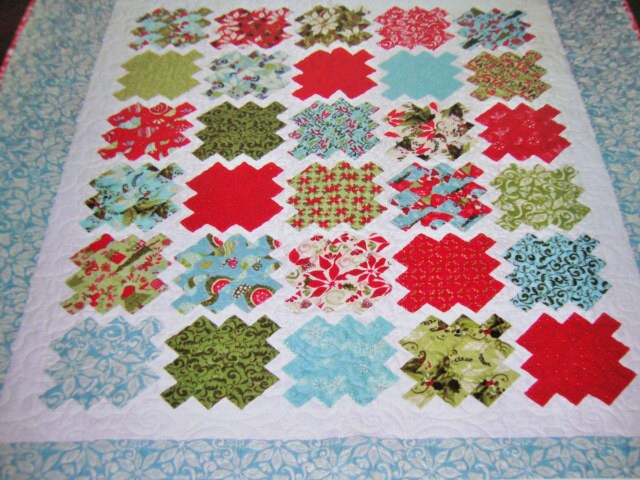 Scribbles Quilt Pattern, The Pattern Basket TPB1014, Layer Cake Ten Square Stack Friendly Throw Quilt Pattern, Focal Print Quilt