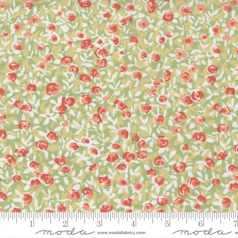 LAST CALL Garden Society Layer Cake, Moda 11890LC, 10" Inch Precut Fabric Quilt Squares, Floral Cotton Quilting Fabric, Crystal Manning