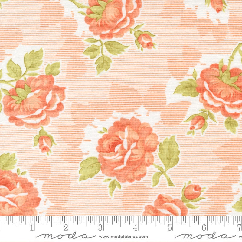 LAST CALL Cinnamon and Cream Layer Cake, Moda 20450LC, 10" Inch Precut Fabric Squares, Autumn Fall Floral Layer Cake Fabric, Fig Tree Quilts