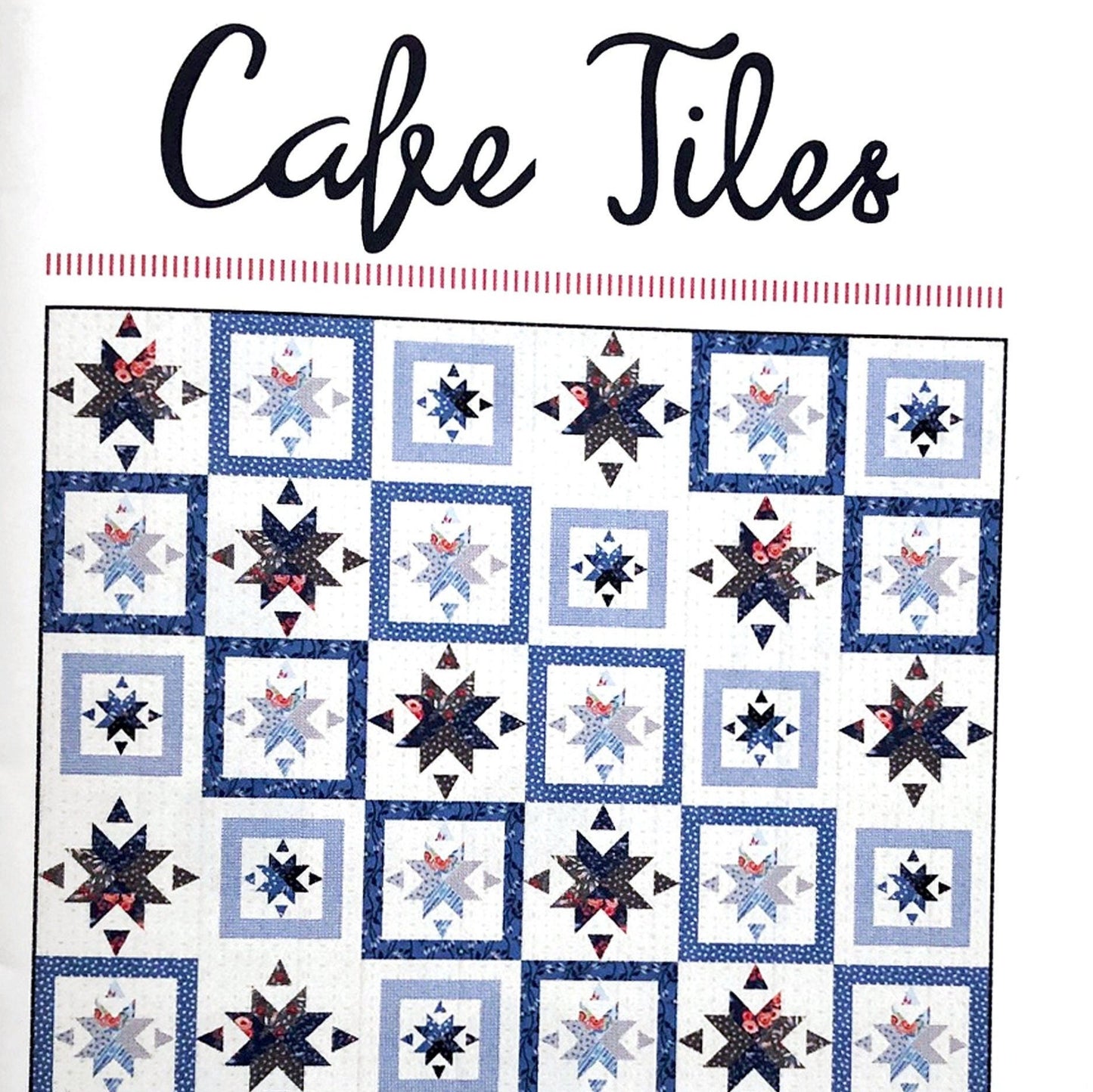 LAST CALL Cafe Tiles Quilt Pattern, Want It Need It QJPM205, Yardage Fat Friendly, Stars Squares Boxes Lap Throw Quilt Pattern, Quilt Jane