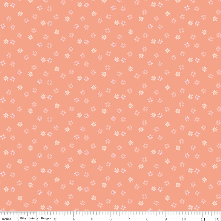 LAST CALL Orchard Rolie Polie, Riley Blake RP-13150-40, 2.5" Precut Fabric Strips, Pink Yellow Green Fruit Floral Quilt Fabric, Finley