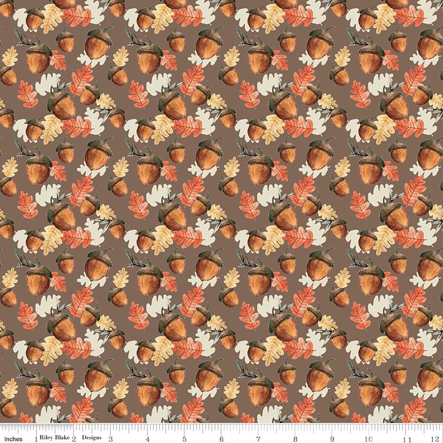 Shades of Autumn 10" Inch Stacker, Riley Blake 10-13470-42, Autumn Fall Precut Quilt Fabric Squares, My Mind's Eye