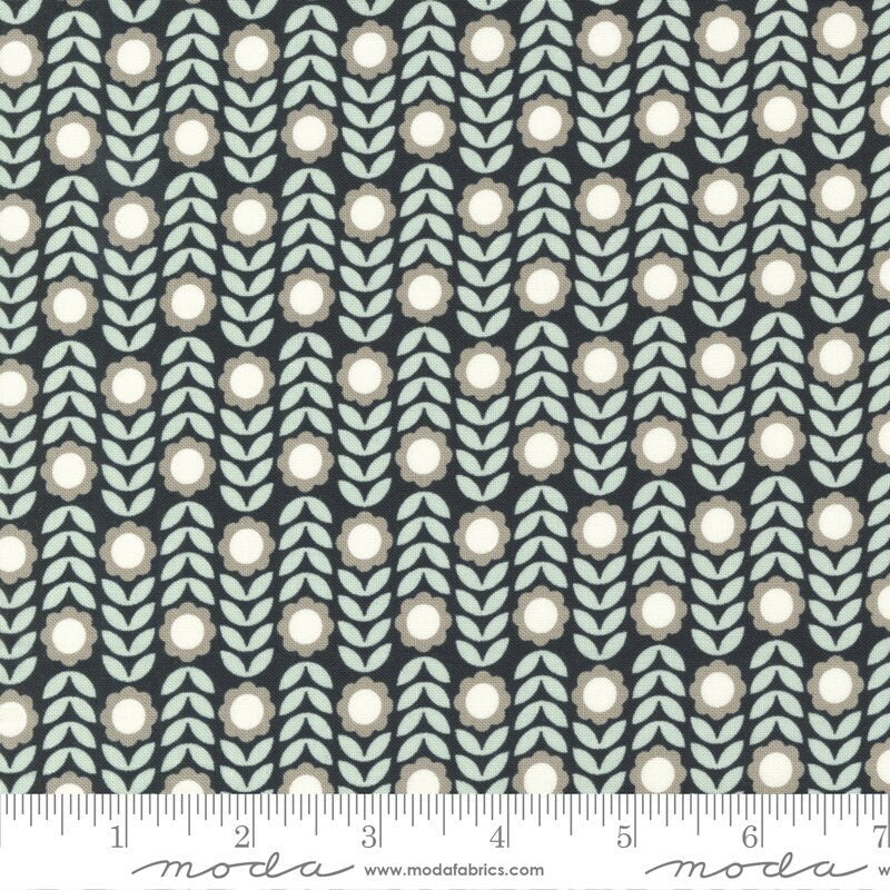 Main St Layer Cake, Moda 55640LC, 10" Precut Fabric Squares, Green Aqua Blue Black Gray Gender Neutral Layer Cake Fabric, Sweetwater