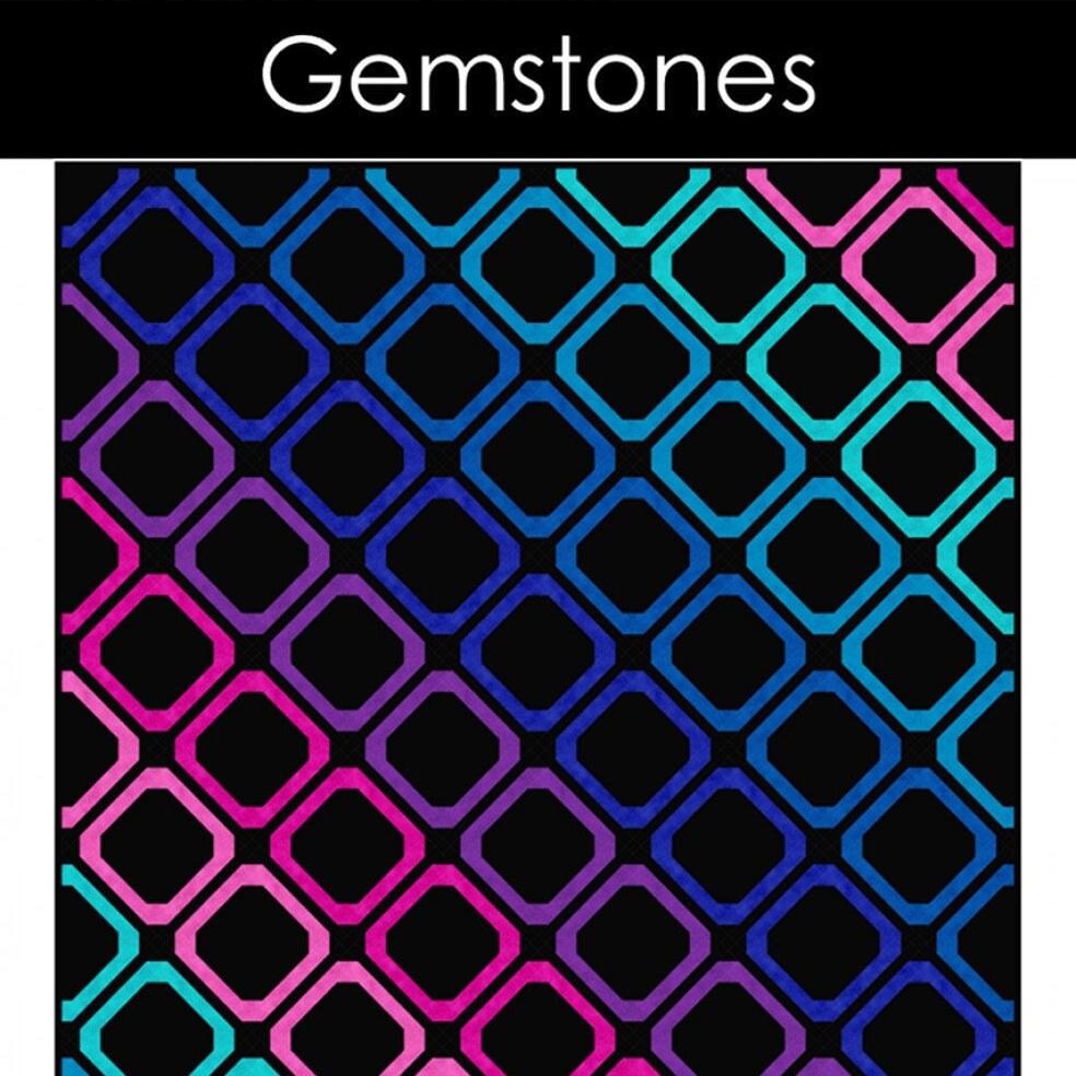 Gemstones Quilt Pattern, Busy Hands Quilts BUS0921, Yardage Friendly Baby Lap Throw Full Queen King Bed Quilt Pattern