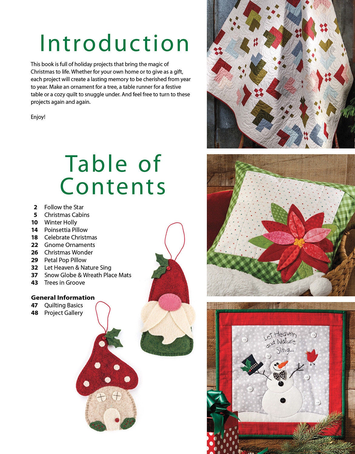 Tis the Season for Quilting Pattern Book, Annie's 1415021, Christmas Xmas Sewing Quilting Project Book, 12 Projects