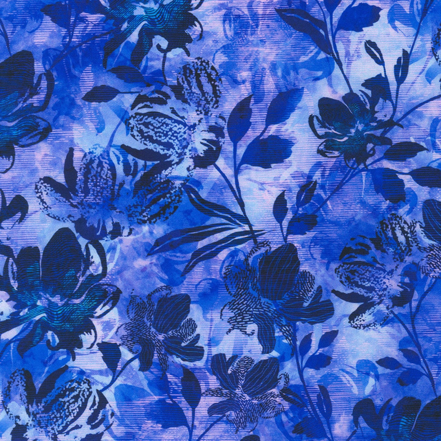 Wild Vista 20 Piece Fat Quarter Bundle, Robert Kaufman FQ-2059-20, Purple Green Floral Fabric, 18 x 22 Fabric Cuts