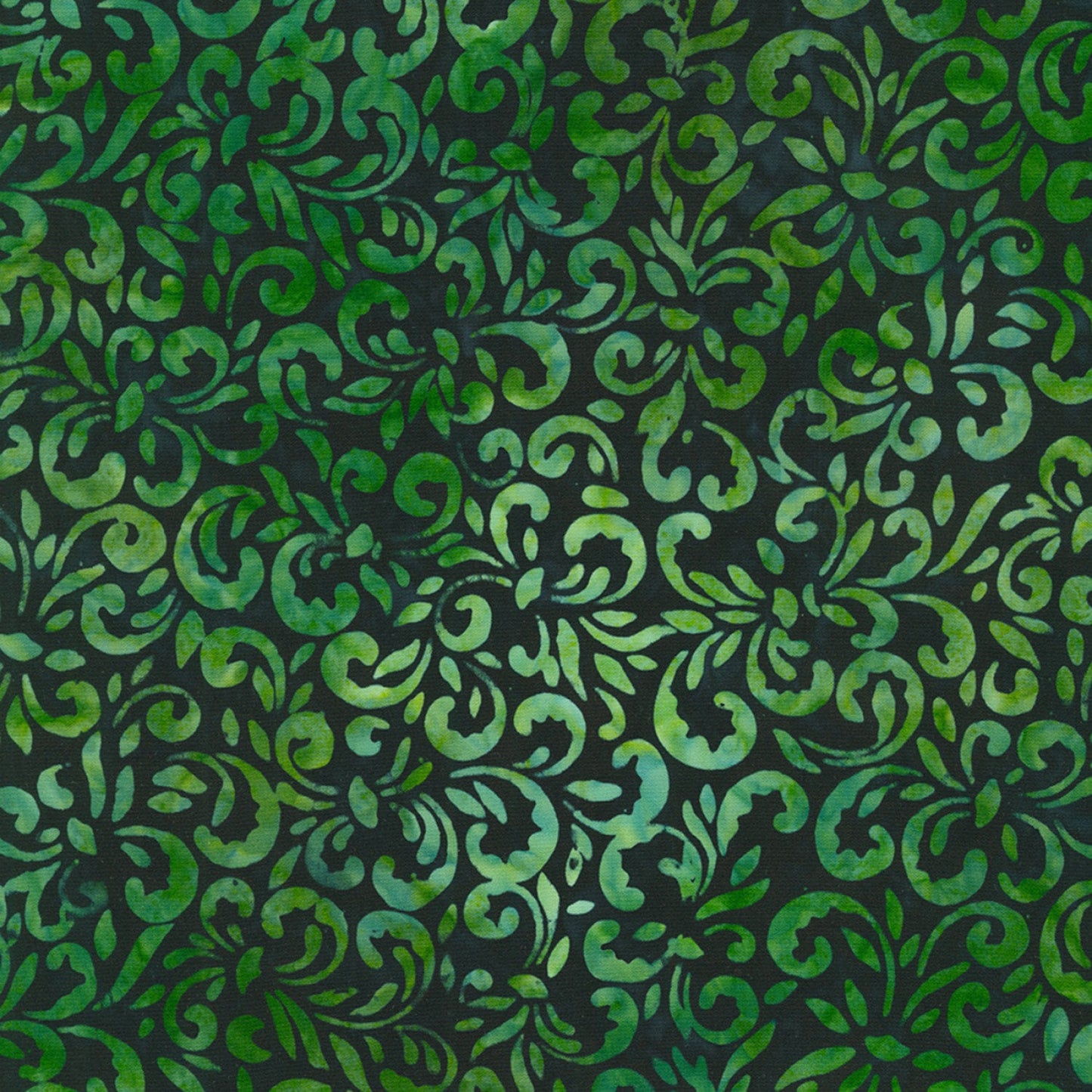 Artisan Batiks Lily Bella 21 Piece Fat Quarter Bundle, Robert Kaufman FQ-2072-21, Purple Green Floral Batiks, 18 x 22 Fabric Cuts